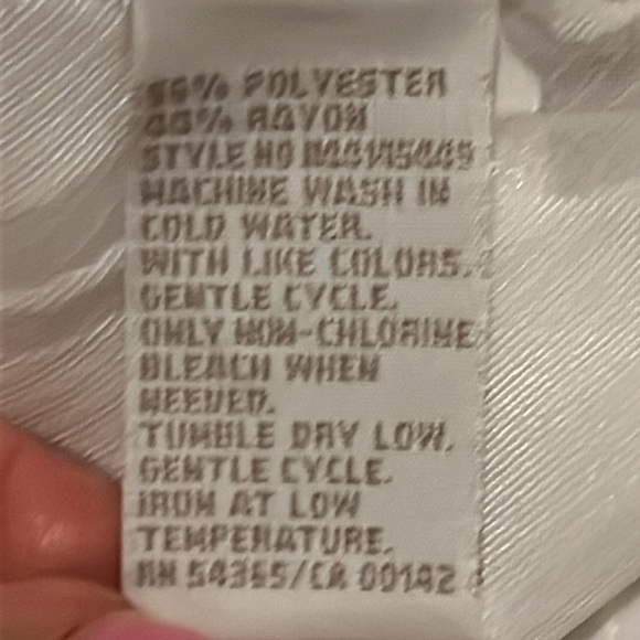 TanJay White Sheer Blouse - Picture 7 of 7